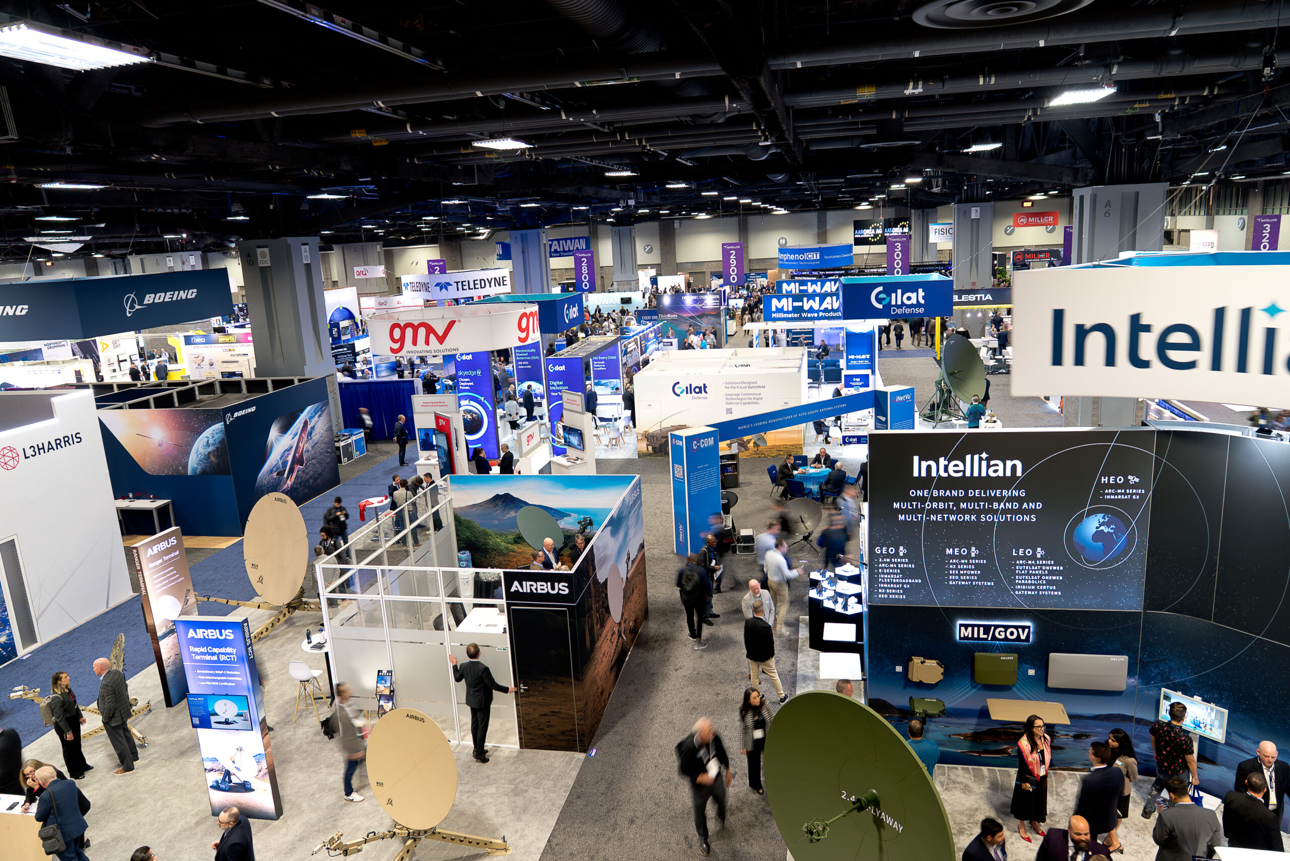 SATShow Week 2026 exhibit hall